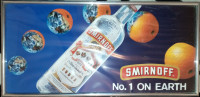 Smirnoff vodka reklama uokvirena