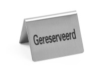 Stolna oznaka Gereserveerd – 4 komada