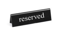 Stolna oznaka Reserved