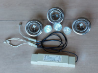 Set ugradbenih halogenih reflektora  3 x 50W