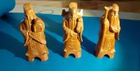 3 antikne drvene figurice