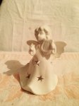 Figurica anđeo svijećnjak 15 cm novo