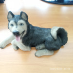 Figurica psa- made in Italy brend Dipinto A Mano