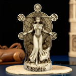 Simbol božice Hekate za oltar – vrhunska skulptura od smole- 24cm