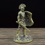 Starinski brončani kip spartanskog ratnika