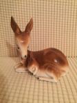 Vintage FOREIGN PORCELAN porculanska figura srna bambi ručni rad