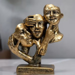 Vintage kip "Ne vidim zlo, ne čujem zlo, ne govorim zlo"