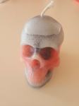 Halloween Skull Candle LARGE