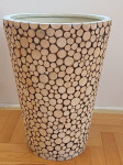 Drvena vaza visina 55 promjer 45 cm