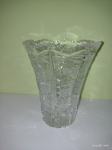 kvalitetna kristalna vaza visina 14 cm, promjera 11 cm
