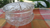 Kristalna zdjelica sa poklopcem 12x8cm