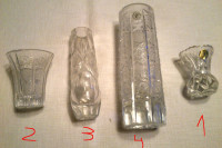 Kristlalne vaze / bokali prodaja - razno