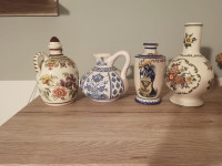 Set dekorativnih keramičkih - bokala/vaza rustikalni stil