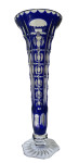 VAZA KRISTAL KOBALT BOHEMIA VINTAGE