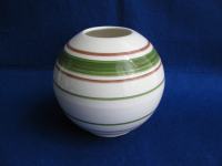 Vaza KUGLA. Bjela, keramika. 11 cm. SAND