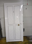 Alu bijela ulazna vrata s okvirom