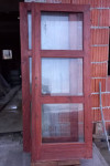 Vrata drvena dvokrilna, 152x202 cm, bez štoka