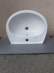 Bijeli kupaonski umivaonik - Š52,5 × D42,5 cm