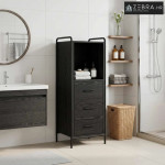Kupaonski ormar Crni hrast 40 x 36 x 109,5 cm Konstruirano drvo - Crni
