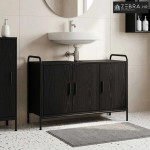 Kupaonski ormar Crni hrast 95 x 34 x 61 cm Konstruirano drvo - Crni hr