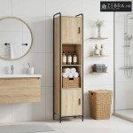 Kupaonski ormar Hrast sonoma 46 x 36 x 181 cm Konstruirano drvo - Hras