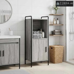 Kupaonski ormar Siva Sonoma 40 x 36 x 99,5 cm Konstruirano drvo - Siva