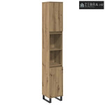 Kupaonski ormarić artisan hrast 30x30x190 cm konstruirano drvo - Hrast