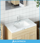 Kupaonski umivaonik bijeli 52x38,5x19,5 cm pravokutni keramički - NOVO