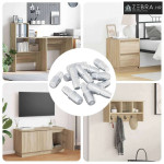 Polica Kuka 12 pcs Srebrno 7 x 16 mm Željezo