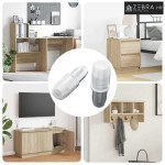 Polica Kuka 2 pcs Srebrno 7 x 16 mm Željezo