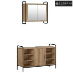 Set ormarića za kupaonicu 2 kom. Hrast artisan - Hrast artisan Kuhinjs
