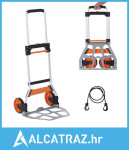 Sklopiva ručna kolica, nosivost 124,7 kg, prijenosna aluminijska kolic
