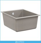 Umivaonik Siva 370 x 460 mm 80% kvarc i 20% smola - NOVO