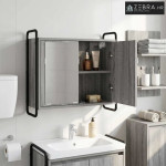 Viseci kupaonski ormar Siva Sonoma 64 x 20 x 56,5 cm - Siva Sonoma