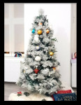 Božićno drvce bijelo 150cm