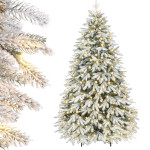 *NOVO*Božićno drvce, s LED svjetlima i snježnim pahuljicama 180cm