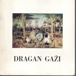 DRAGAN GAŽI - Katalog sa potpisom iz 1970. g.