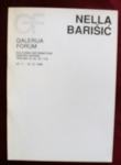 NELLA BARIŠIĆ Katalog izložbe Galerija Forum Zabreb 1989 SLIKARSTVO