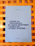 Željko Jerman Nisam programiran, i ne želim pisati pravilno