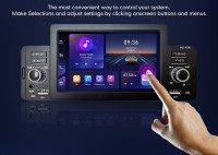 1Din Touch Screen Mirror link USB FM Bluetooth Auto radio