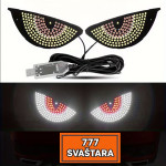 Led svjetla - Vražje oko - crveno-bijelo