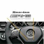 Mercedes AMG oznaka za volan, kokpit, zvučnike - metalna samoljepljiva