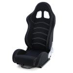 Tenzo-R sportsko sjedalo od tkanine crno sive boje s konzolom