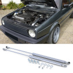 VW Golf 2 II 1983-1992 amortizeri haube poklopca motora chrome