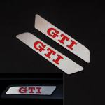 VW GTI - metalna oznaka za sjedala---KOMPLET----