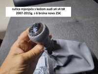 audi a4 s4 b8 s 6 brzina ručica mjenjača s kožom