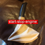 BMW e39 koža oko ručne kočnice krem boje