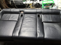 Bmw E39 Touring stražnja crna kožna sjedala ISOFIX