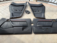 Mercedes W124 124 Coupe/Kabrio kožni tapaciri crni