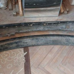 Prednji crni branik BMW E39